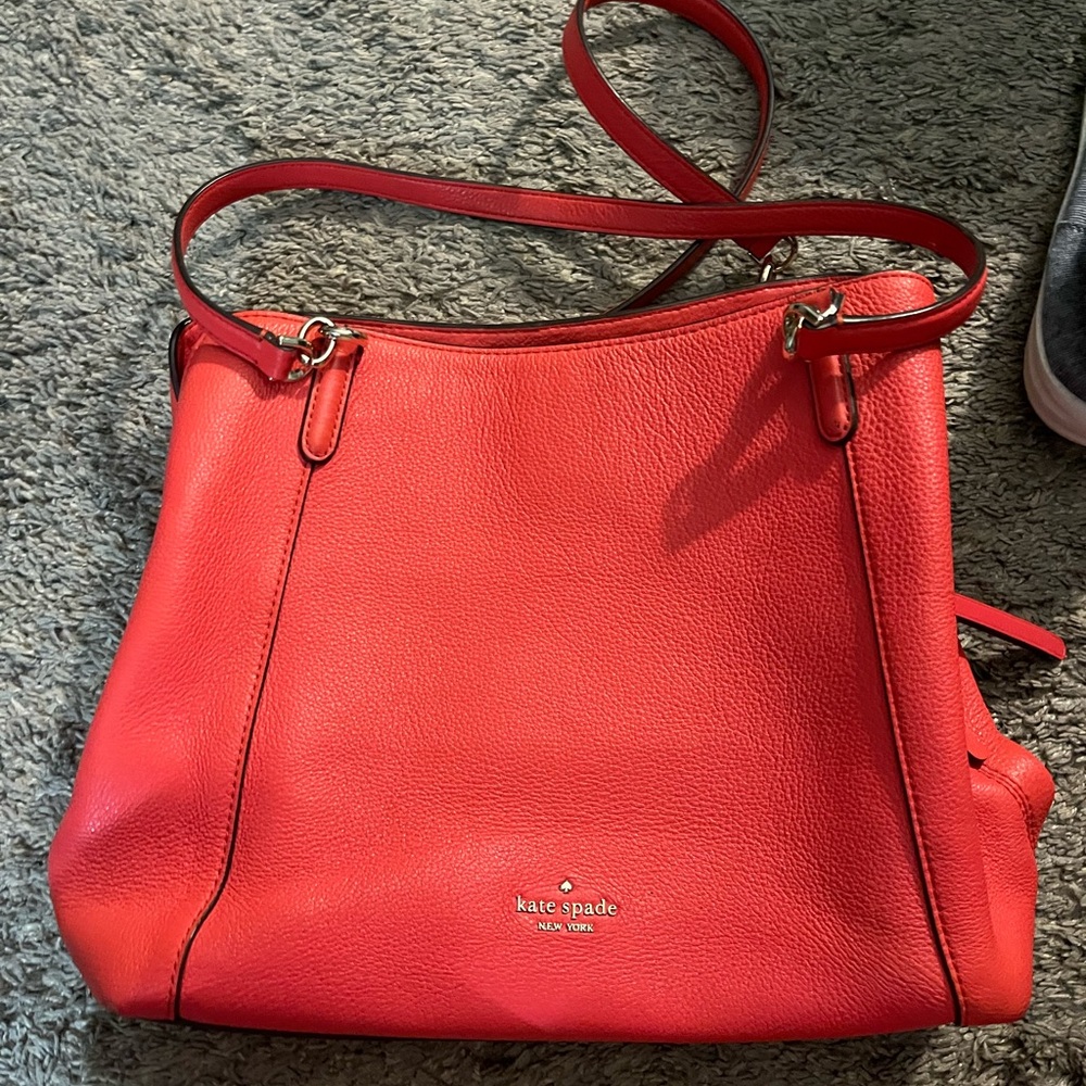 Kate Spade Vibrant Coral Shoulder Bag
